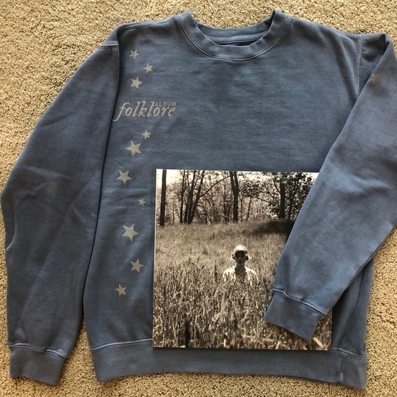 Taylor Swift Tops - Taylor Swift folklore cardigan stars sweatshirt